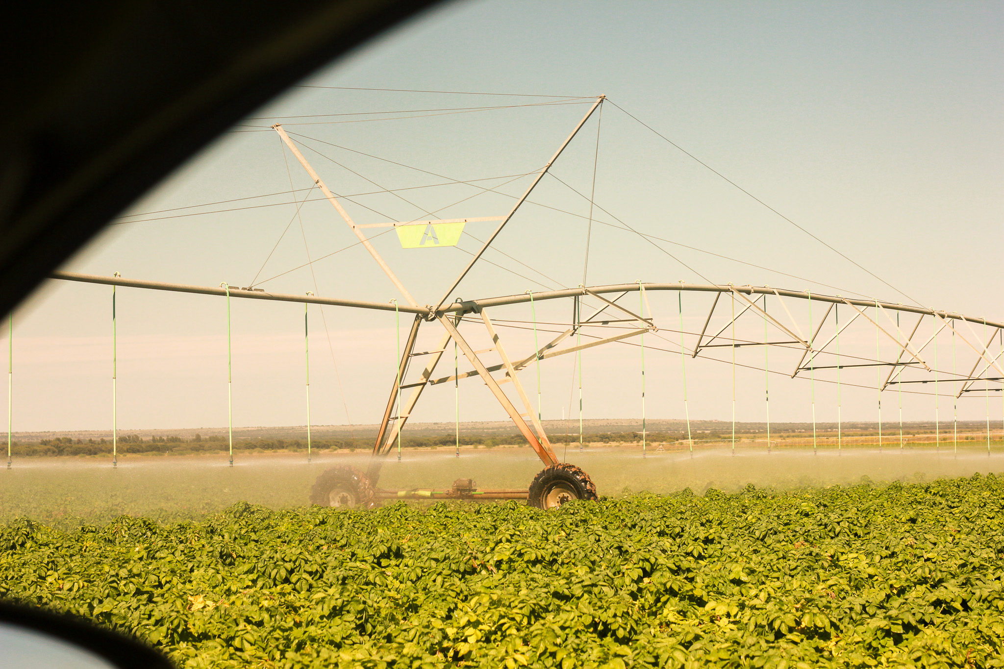Fieldwork in progress, supporting the Institute&rsquo;s agricultural policy research.